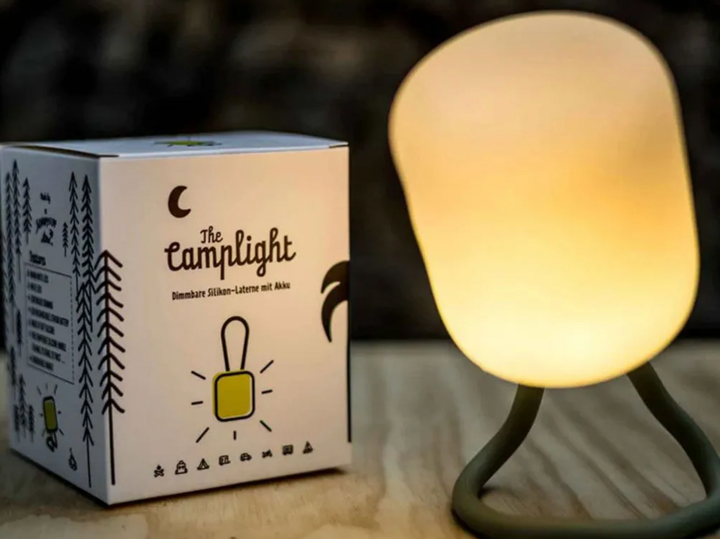 LAMPADA DA CAMPEGGIO IN SILICONE | THE SUNNYSIDE