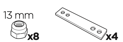 KIT FISSAGGIO TENDA DA TETTO