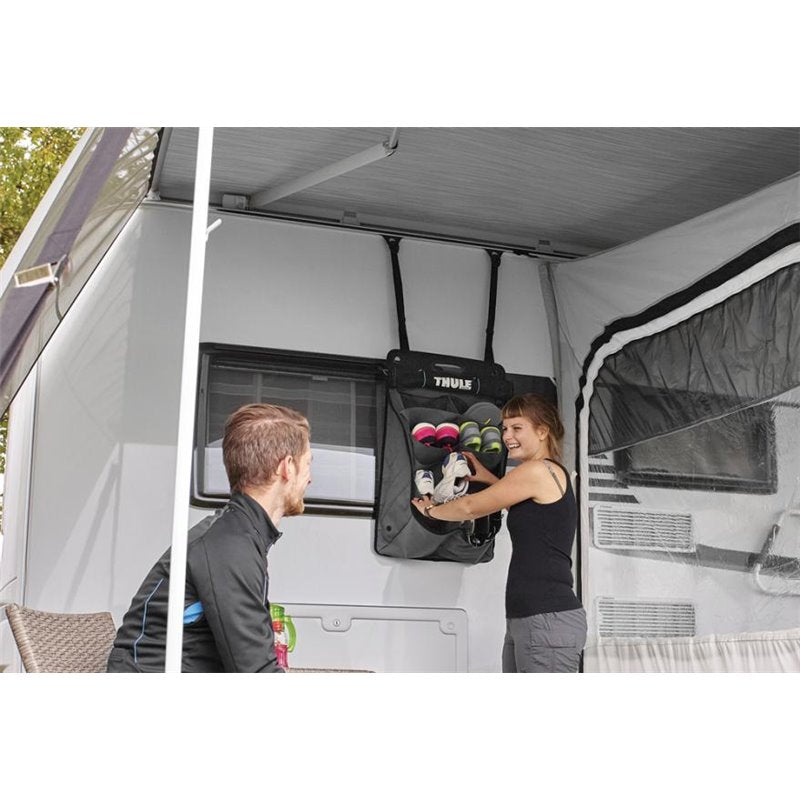 portascarpe da appendere thule, organizer portascarpe per furgoni, camper e auto